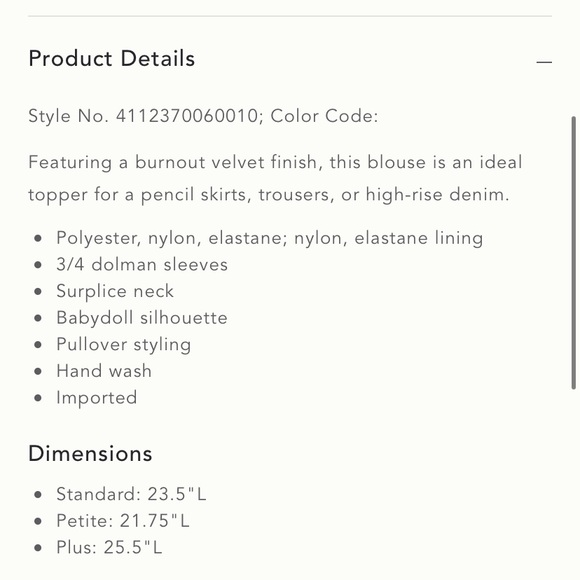 Anthropologie Burnout Velvet Top Size XS - Picture 5 of 5